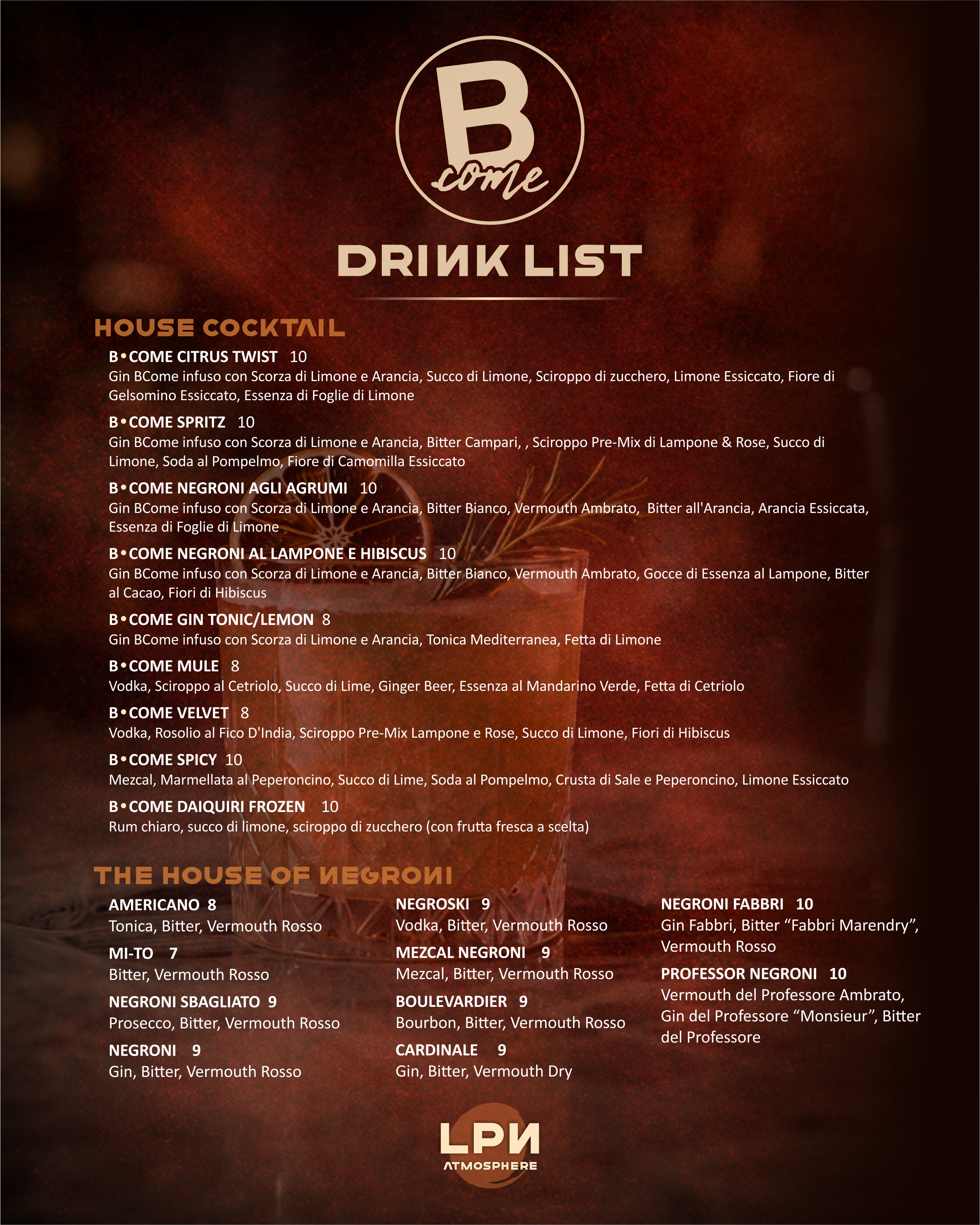 Drink list B•COME - pagina 2
